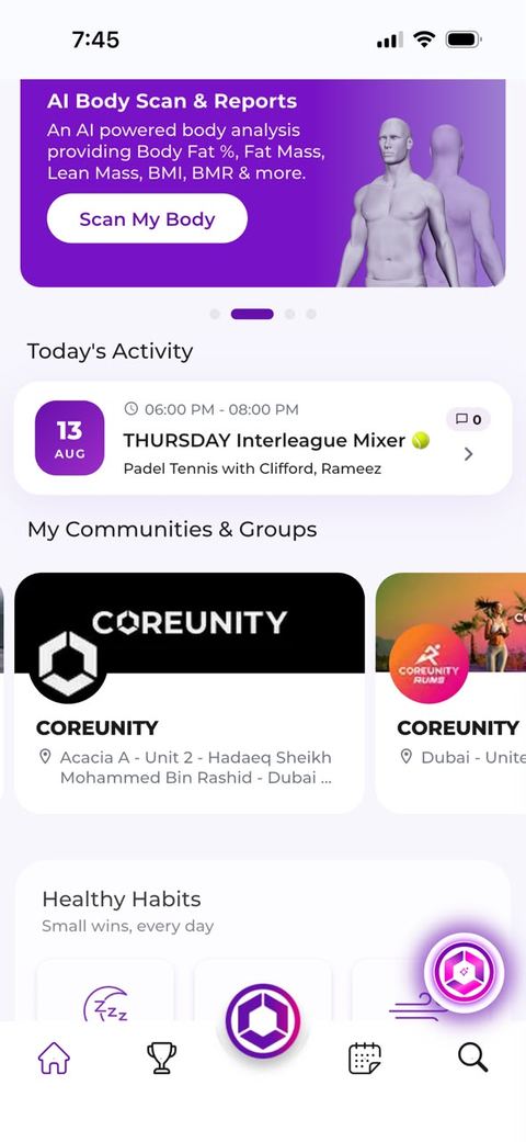 Communities and sessions