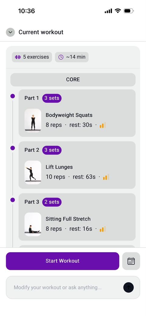 Your AI personal trainer